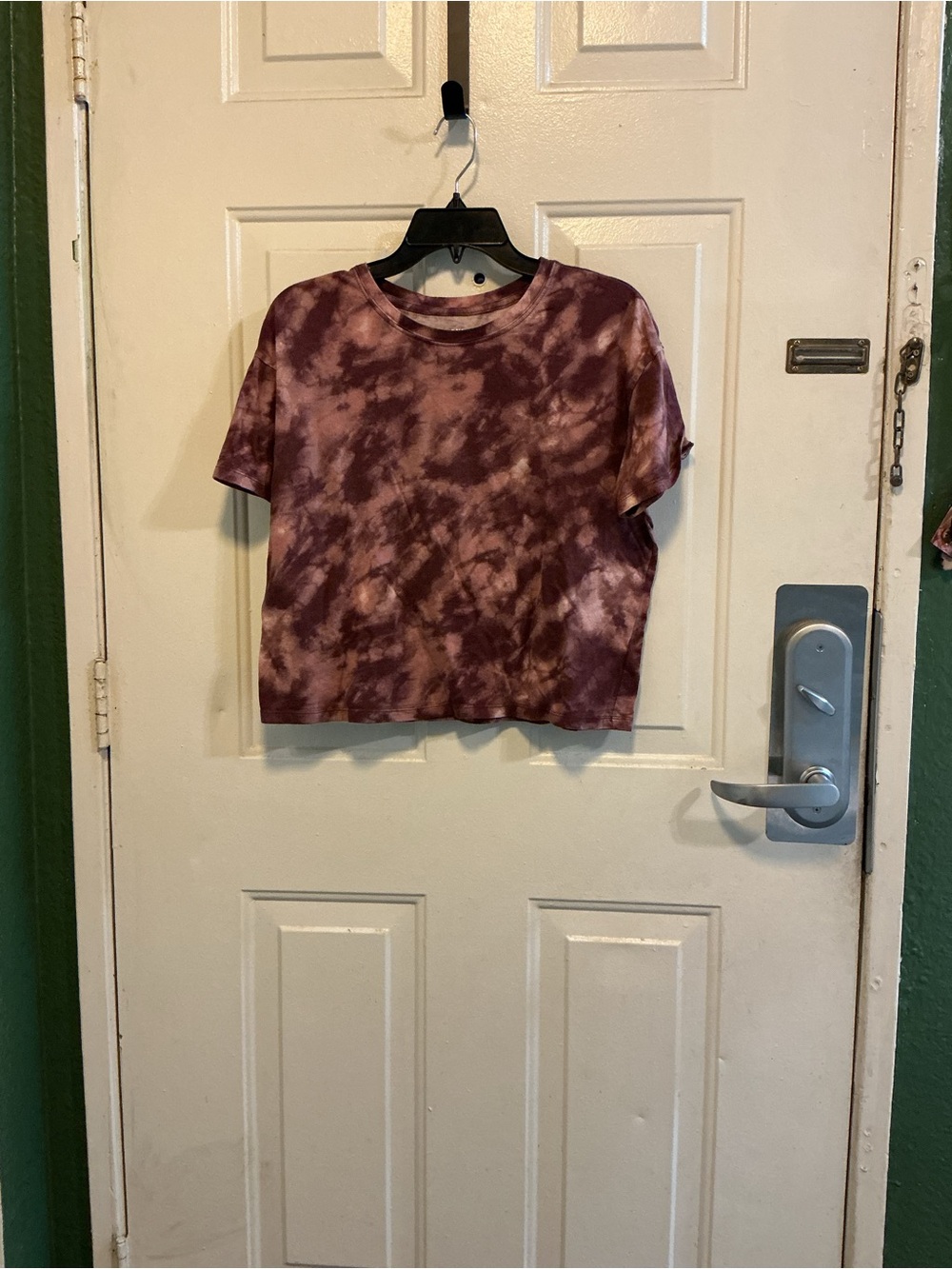 Old Navy Plum Tie-Dye Crop Top